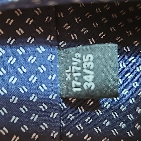 Jones New York Signature Shirt Slim Fit Long Sleeve Button Down XL 17-17½ 34/35 - Picture 6 of 6